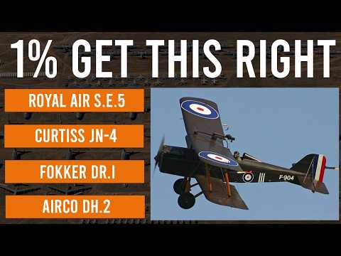 Can You Identify All 50 World War I Aircraft? - Ultimate WW1 Aviation Quiz