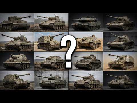 Most Men Can't Guess These 38 German Tanks. Can You?