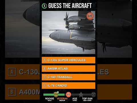 Name These Military Transport Aircraft #militaryaviation