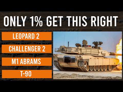 Can You Name All 50 Tanks? | Ultimate Military Tank Quiz (4K)
