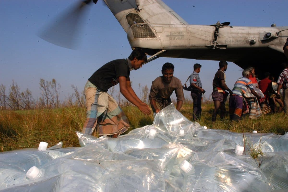CH-53 Sea Stallion heavy-lift helicopter in flight
