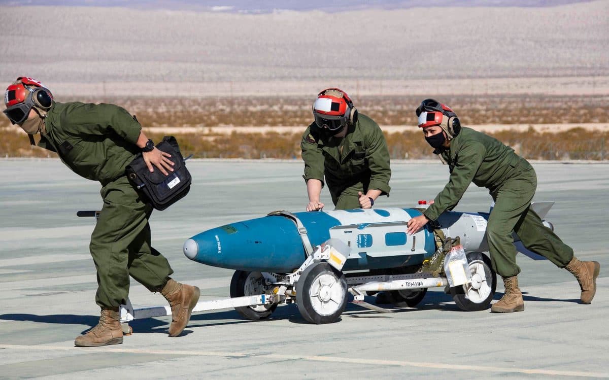 U.S. Navy F-35C Lightning II performing a dramatic flight demonstration at an air show over Naval Air Station Corpus Christi