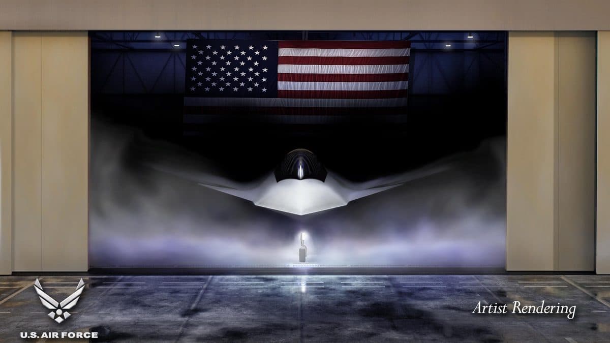 Artist rendering of the Boeing F-47, the U.S. Air Force's sixth-generation NGAD fighter