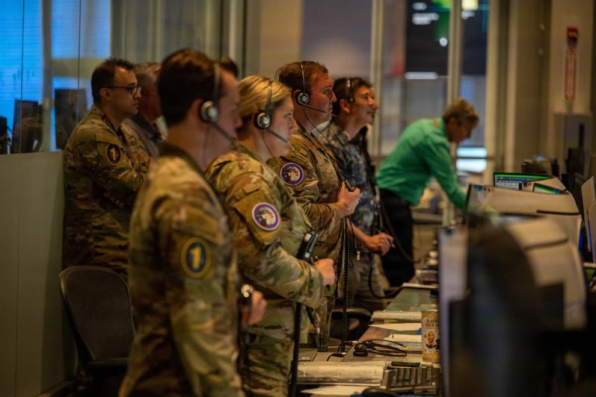 Space Launch Delta 45 Guardians preparing for a rocket launch at Cape Canaveral Space Force Station