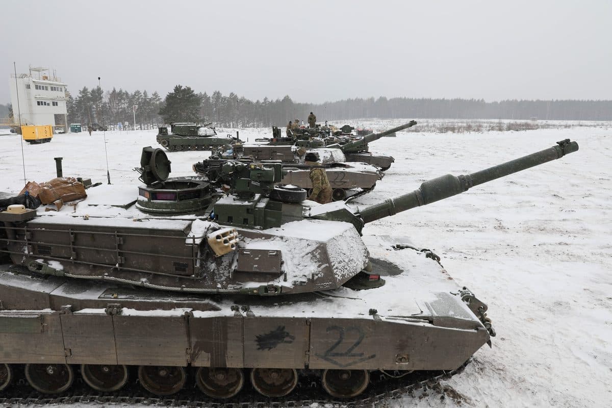 Chinese ZTZ-99A main battle tank on parade showing its angular turret and ERA armor