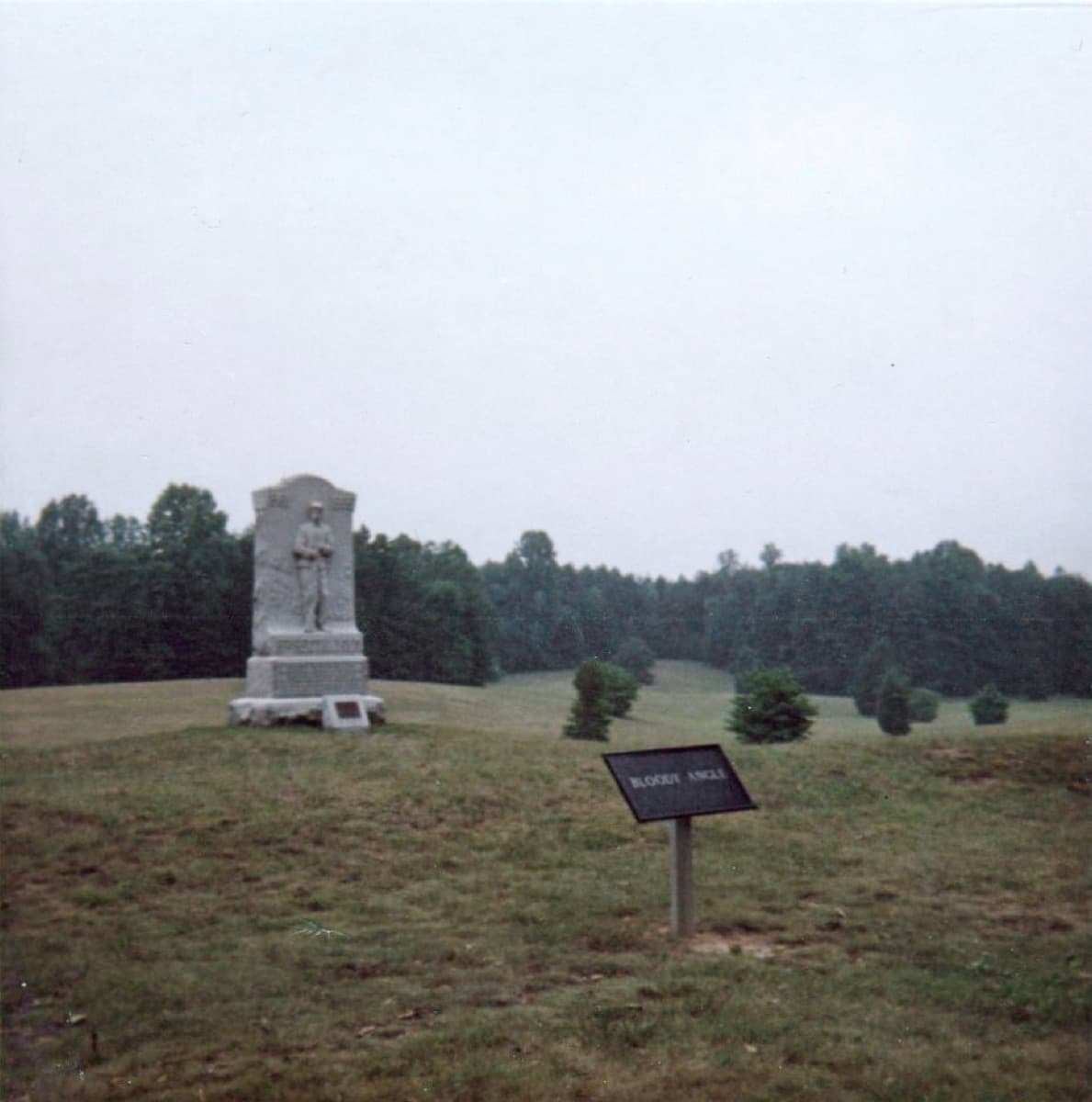 Illustration of the intense hand-to-hand fighting at the Bloody Angle, Spotsylvania Court House, May 12, 1864