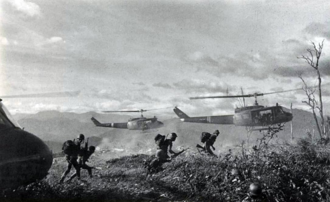 U.S. Army Green Berets at a Vietnam-era Special Forces camp similar to Lang Vei