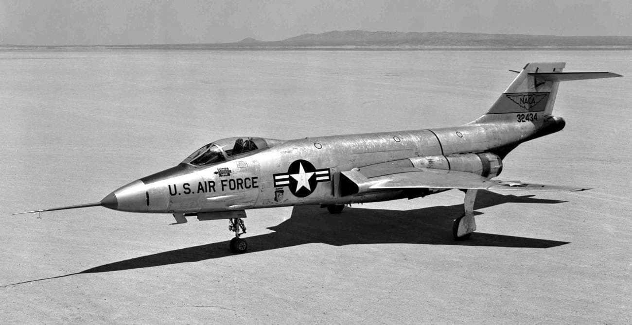 F-101 in the desert, 1956