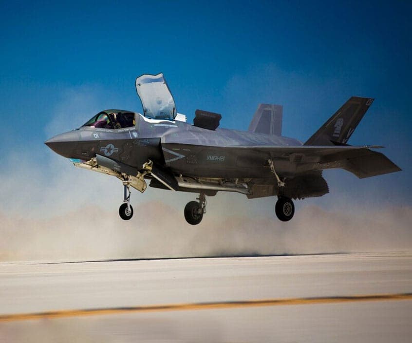 F-35 Lightning II stealth fighter in flight