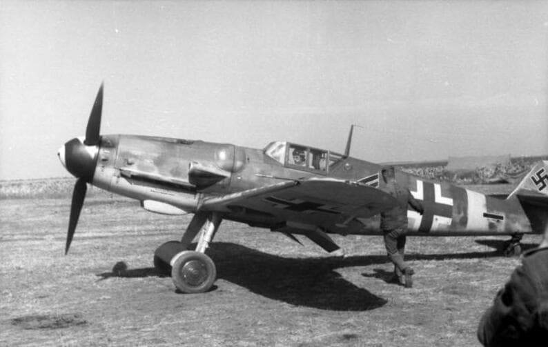 Bf 109G on the Eastern Front, Bundesarchiv photograph