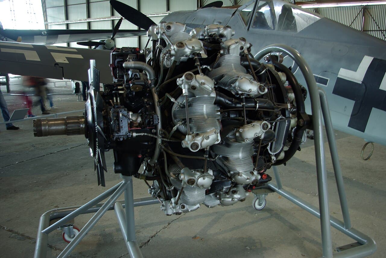 BMW 801 radial engine of the Fw 190A