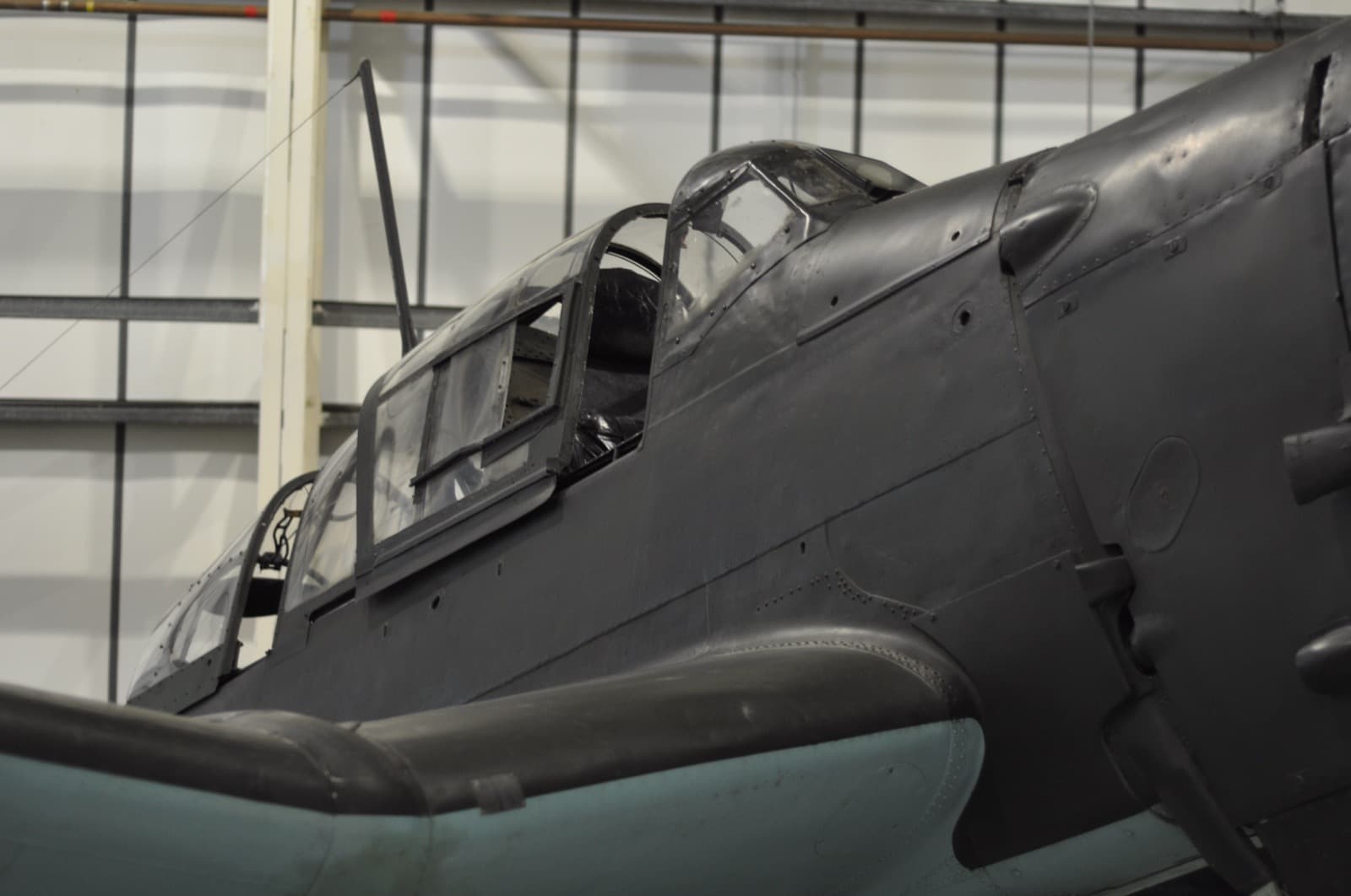 Junkers Ju 87 Stuka cockpit at RAF Museum