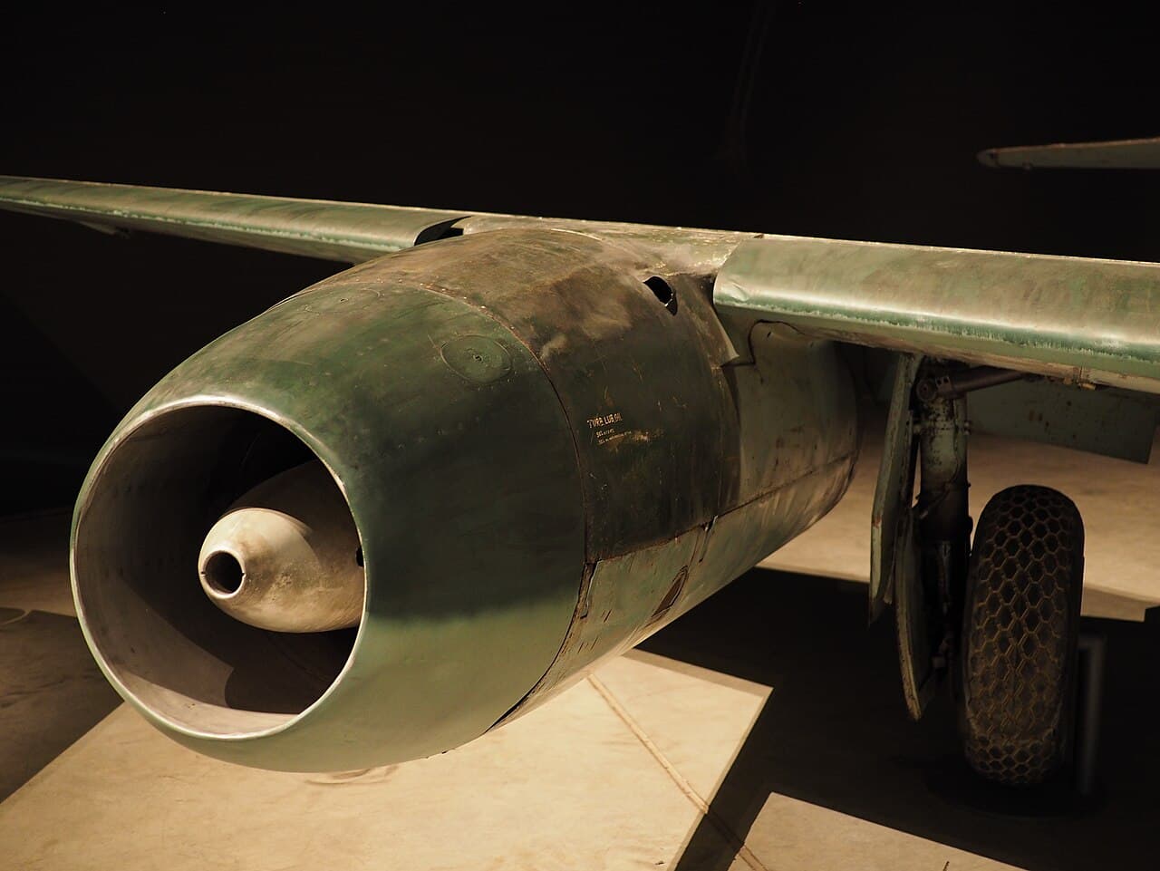 Junkers Jumo 004 turbojet engine on a Messerschmitt Me 262 at the Australian War Memorial
