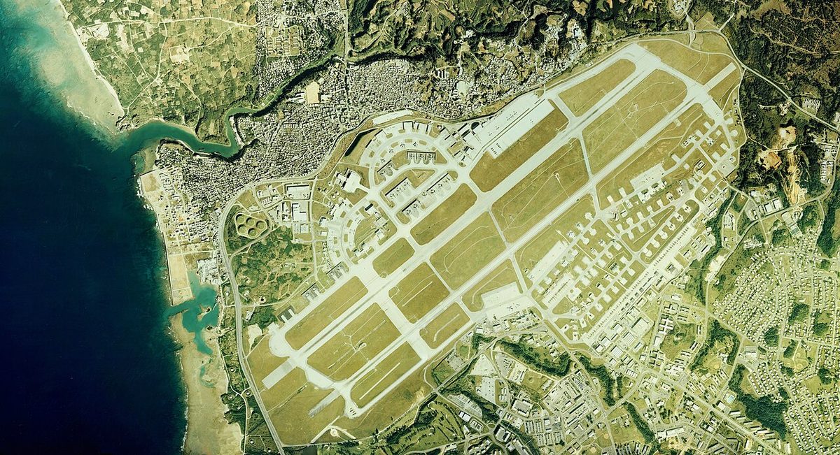 P-8 Poseidon maritime patrol aircraft at Kadena Air Base in Okinawa, Japan