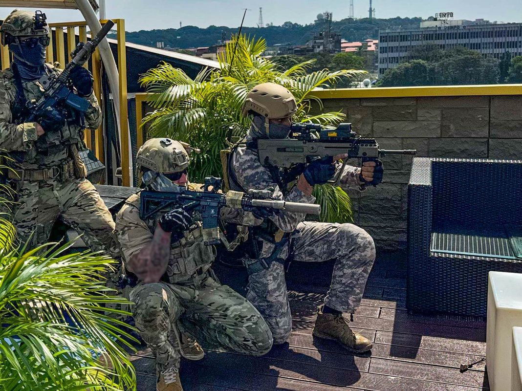 Indian Navy MARCOS commandos conducting ship boarding maritime operations