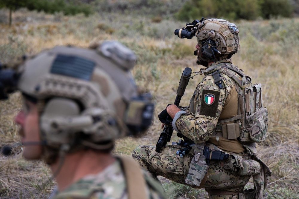 Italian 9th Parachute Assault Regiment Col Moschin special forces operators