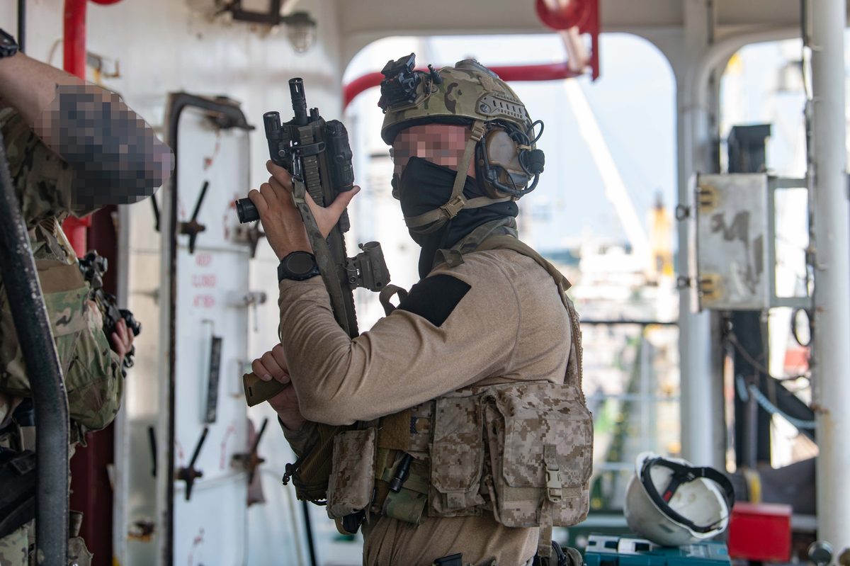 Singapore Special Operations Force commandos during urban warfare training exercise