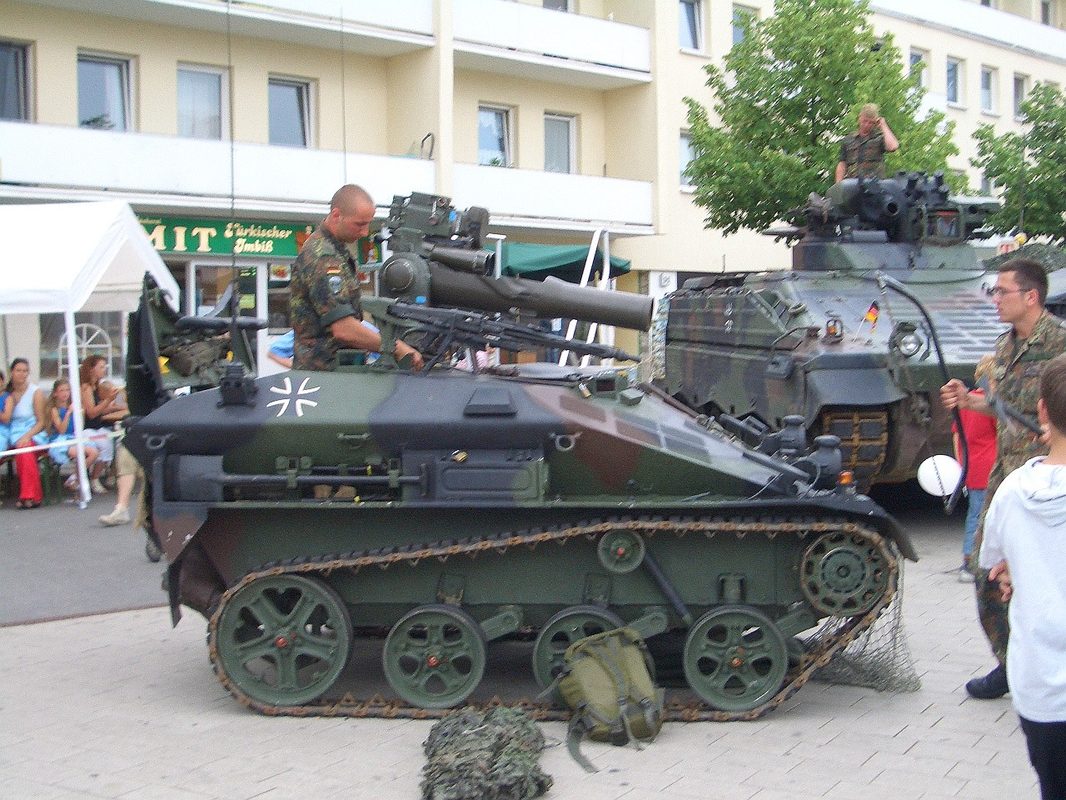 Wiesel Armoured Weapons Carrier, one of the smallest armored fighting vehicles in service