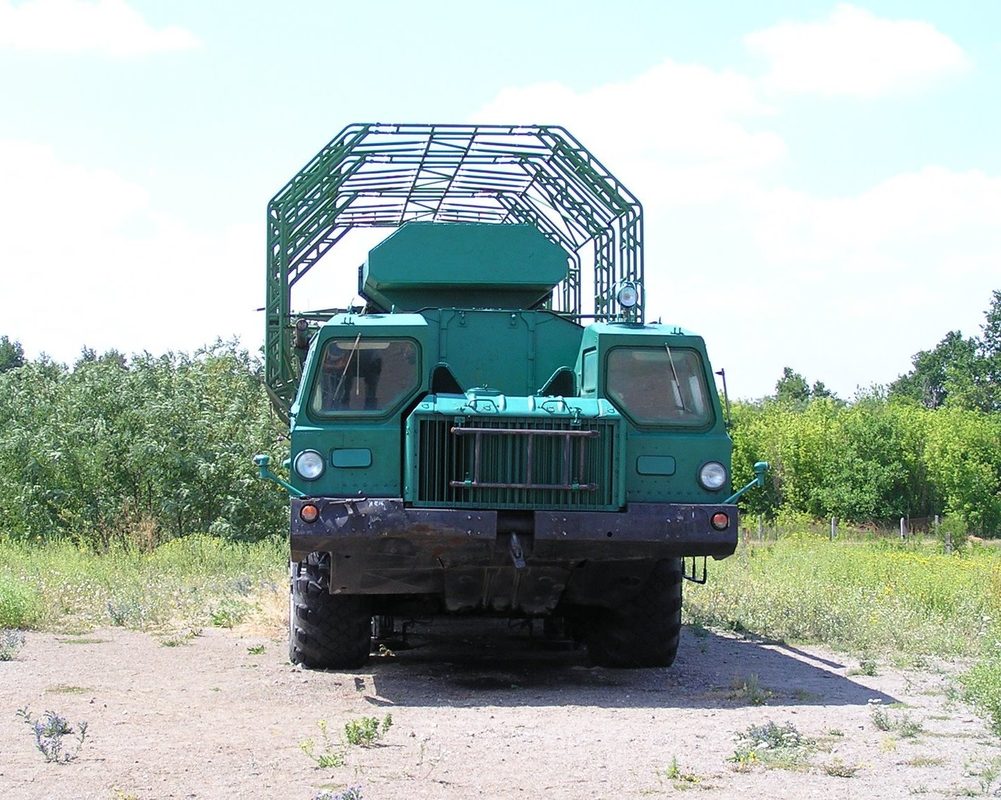MAZ-543 8x8 vehicle serving as a Scud missile transporter-erector-launcher
