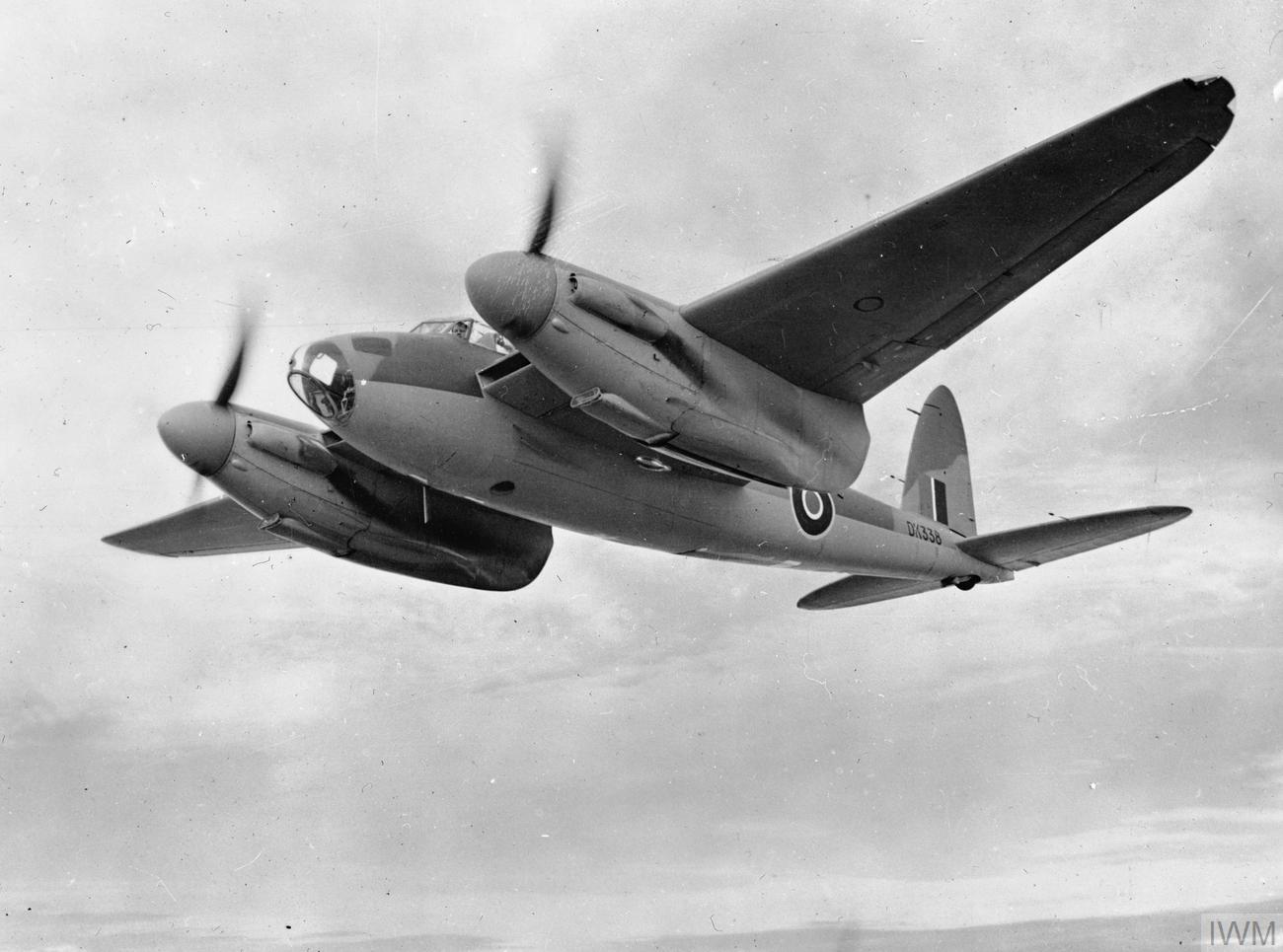 de Havilland Mosquito in flight, the Wooden Wonder that was faster than the fighters sent to intercept it