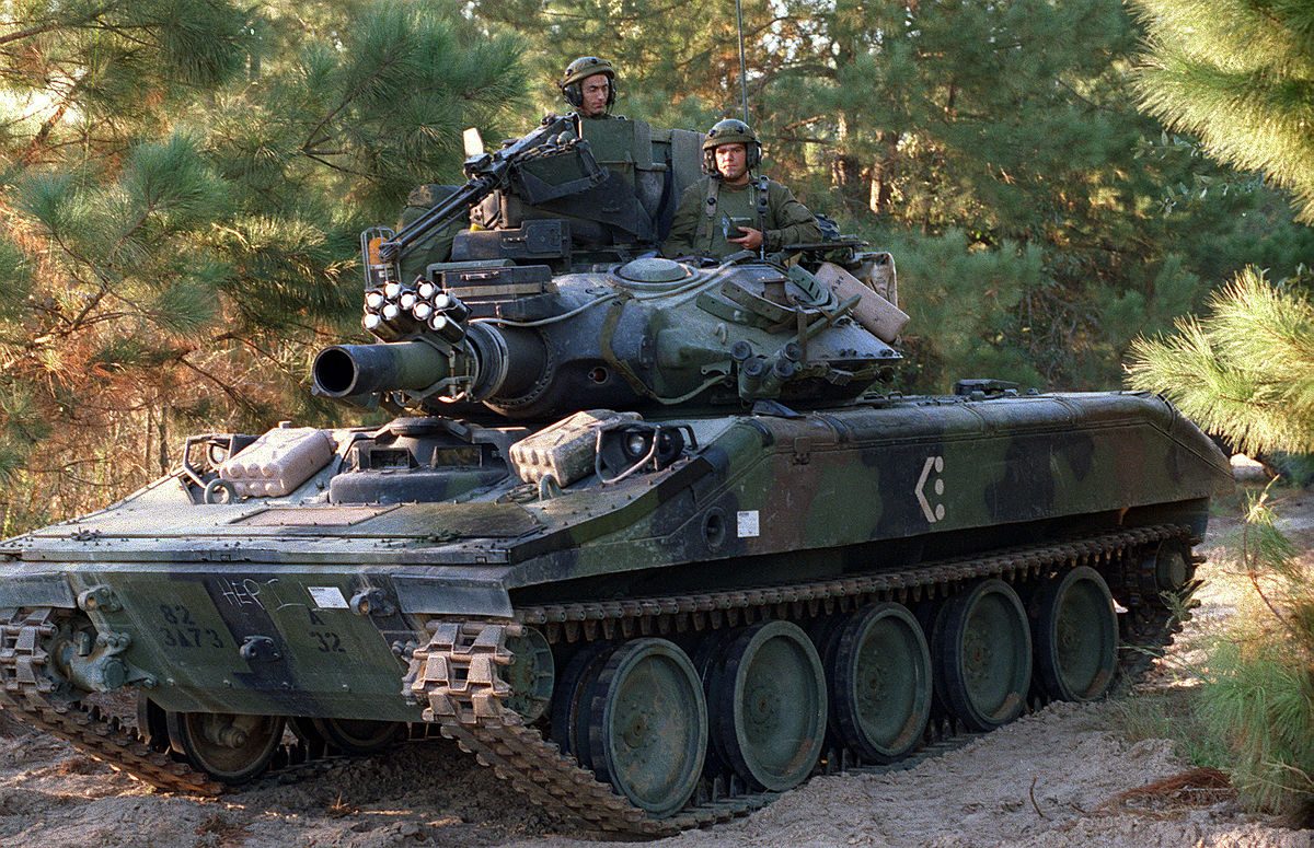 M551 Sheridan light tank with its distinctive 152mm gun-launcher system, the combination weapon that defined the vehicle's troubled service