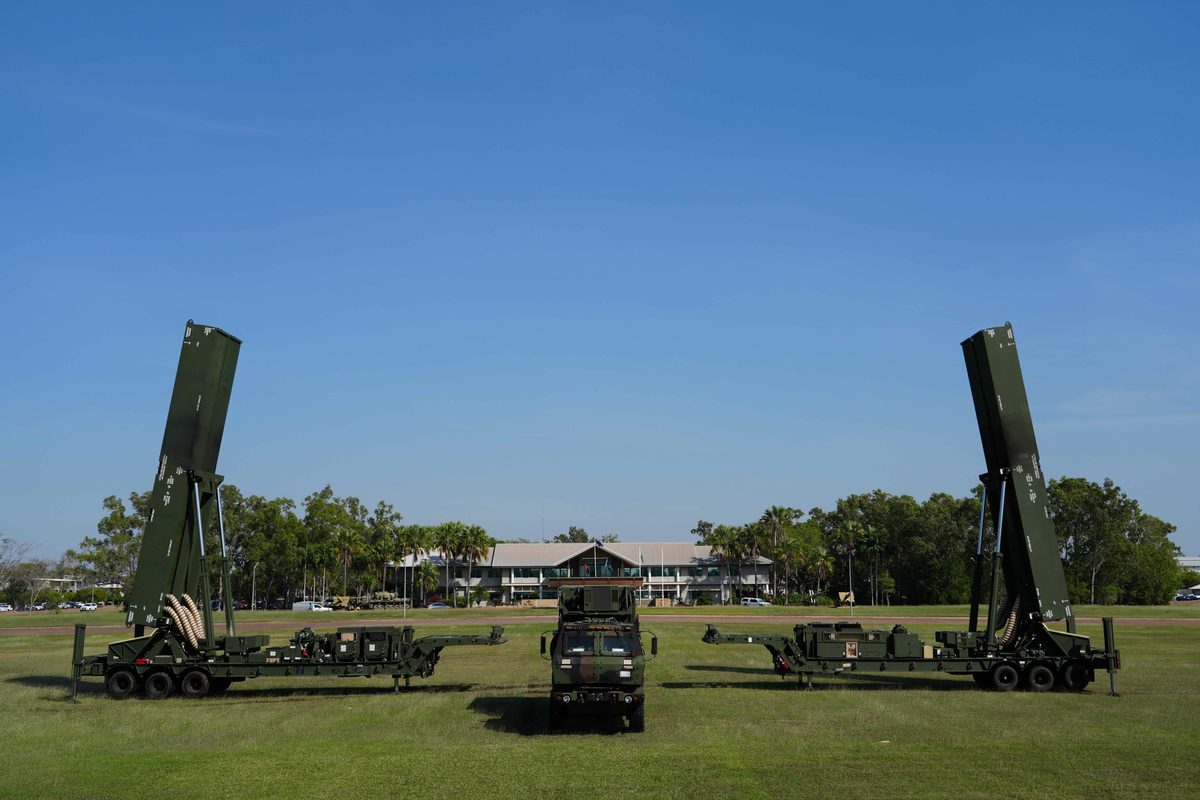US Army Dark Eagle Long Range Hypersonic Weapon system displayed during Exercise Talisman Sabre 25 in Australia