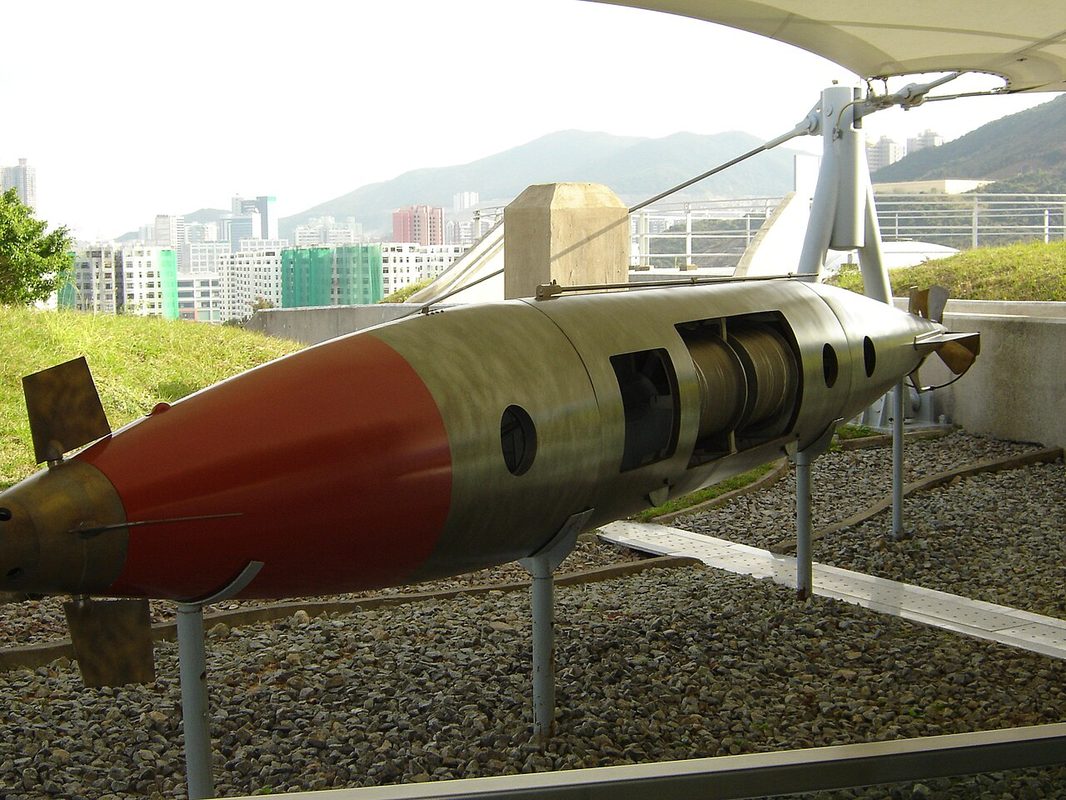 Brennan torpedo, the world's first wire-guided torpedo designed in 1877