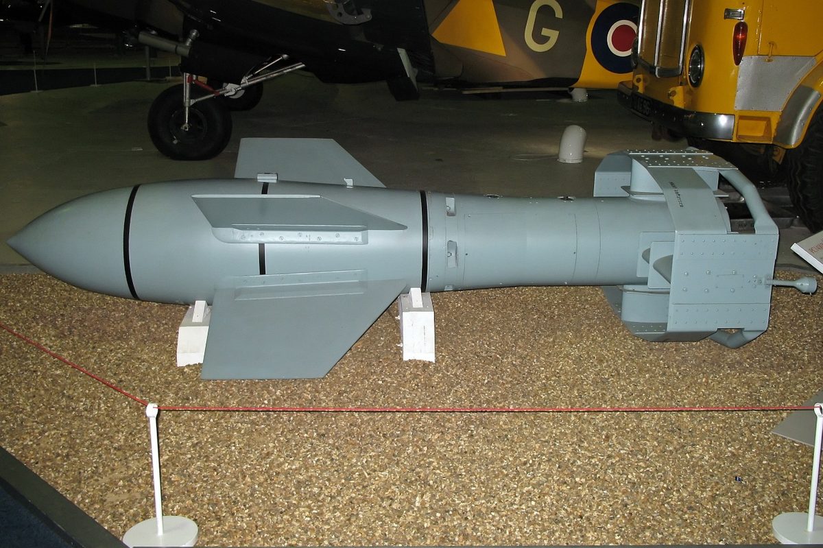 Fritz X radio-guided bomb, the world's first precision-guided munition