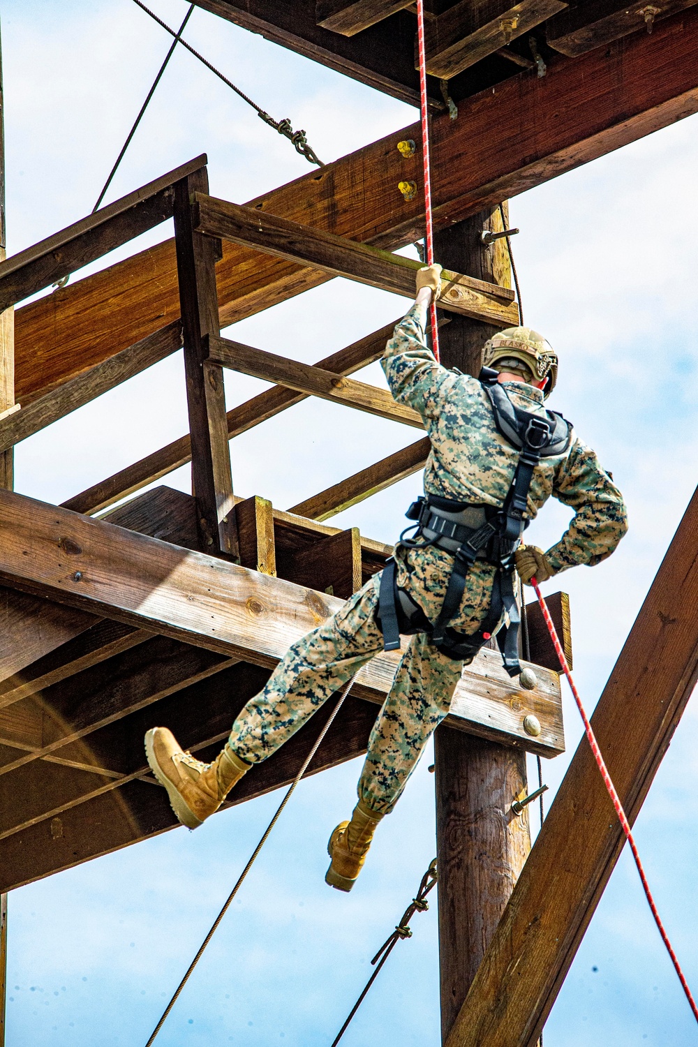 Naval Research Laboratory scientists working on experimental projects