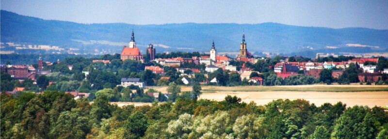 The Owl Mountains landscape in Lower Silesia