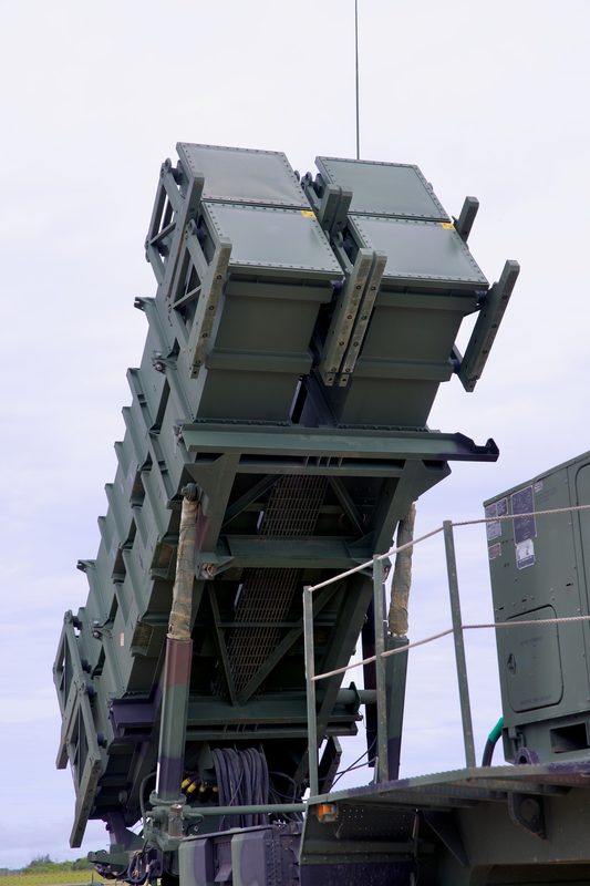 AN/MPQ-65 Patriot radar system deployed in the field during a training exercise
