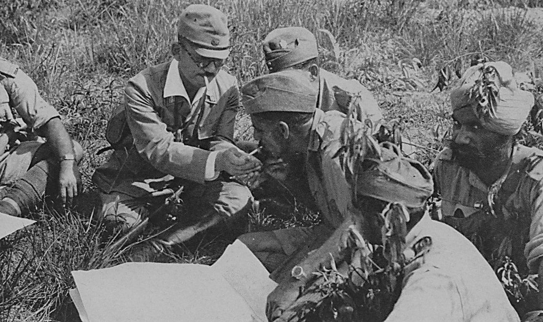 Japanese Imperial Army soldiers during the Burma campaign in World War II