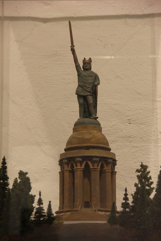 Monument commemorating the Battle of Teutoburg Forest where three Roman legions were destroyed