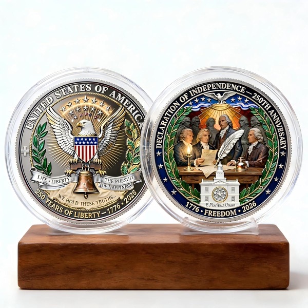 250th Anniversary commemorative coin 1776-2026