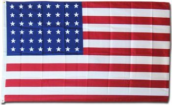 48-star WWII-era American flag 3x5 feet