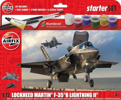 Airfix 1/72 F-35B Lightning II starter set with paints