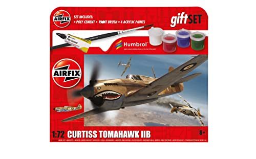 Airfix 1/72 Curtiss Tomahawk IIB starter set with paints