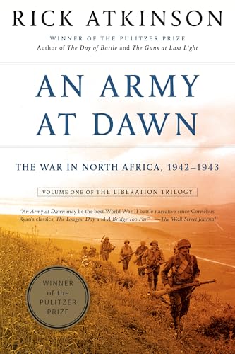 An Army at Dawn by Rick Atkinson book cover