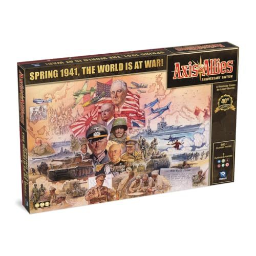 Axis and Allies Anniversary Edition board game with miniatures
