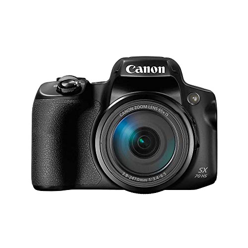 Canon PowerShot SX70 HS bridge camera in black