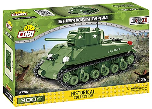 COBI Sherman M4A1 tank building block set