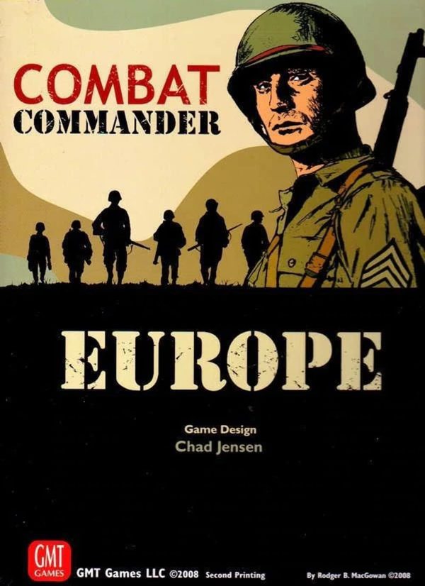 Combat Commander Europe board game with tactical hex map and order cards