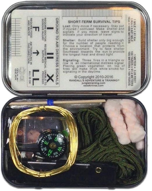 ESEE mini survival kit tin