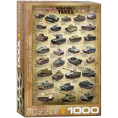 EuroGraphics Tanks of WWII 1000-piece jigsaw puzzle box