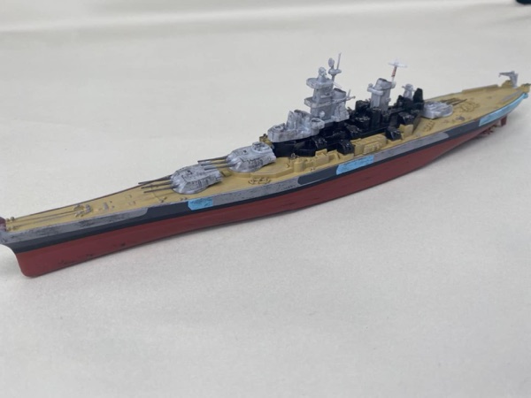 FloZ USS Missouri BB-63 diecast battleship model 1:1000 scale