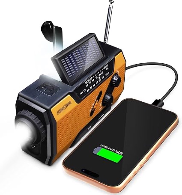 FosPower emergency weather radio