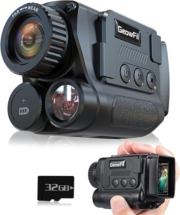 GeowFiiTech 4K digital night vision monocular