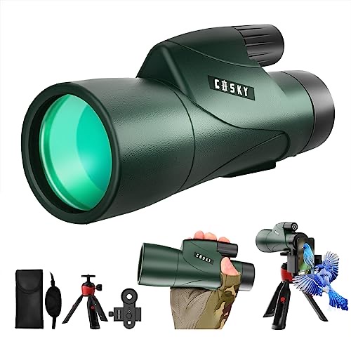 Gosky 12x55 monocular with smartphone adapter
