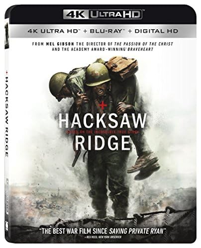 Hacksaw Ridge 4K UHD Blu-ray case