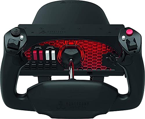 Honeycomb Alpha yoke with switch panel